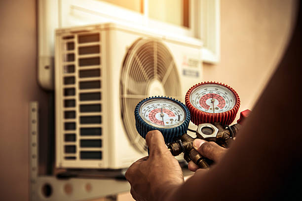 Professional Hvac Maintenance technician working in Winterville, GA